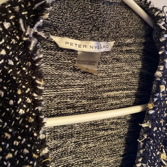 Peter Nygard, Gray Knit Sweater - Small - Picture 2 of 3